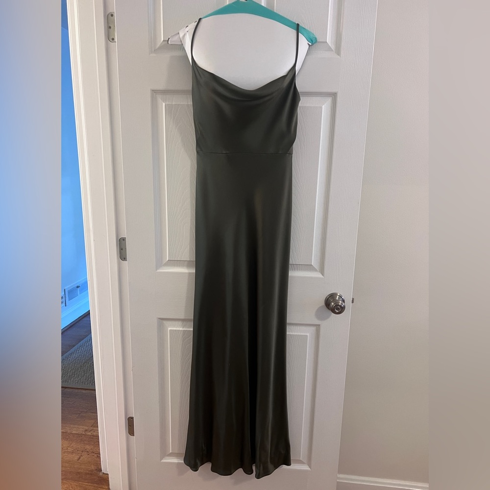 Jenny Yoo Sylvie Olive Green Bridesmaids Dress